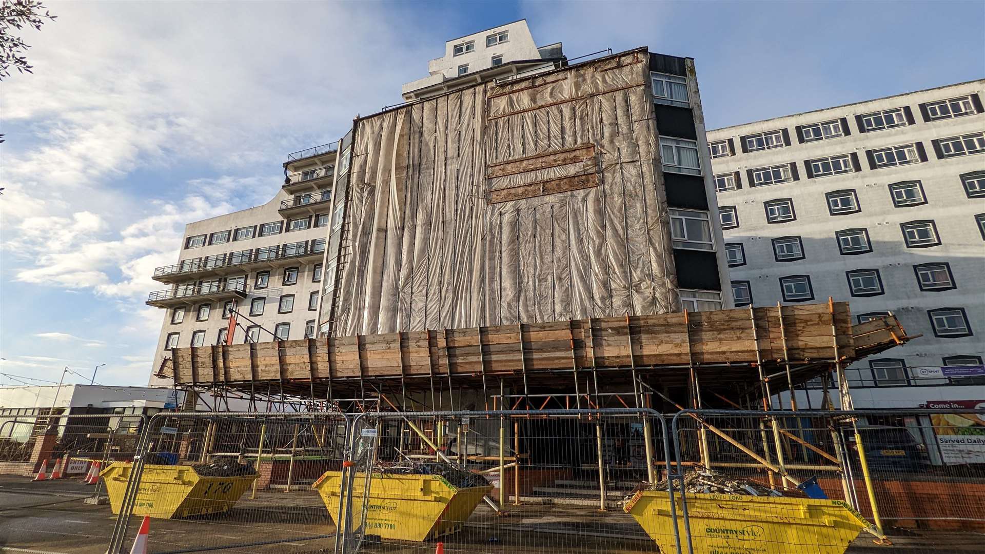 How the Grand Burstin in Folkestone looks today