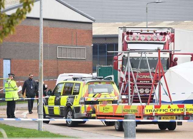 39 people were found dead in a lorry container in Essex