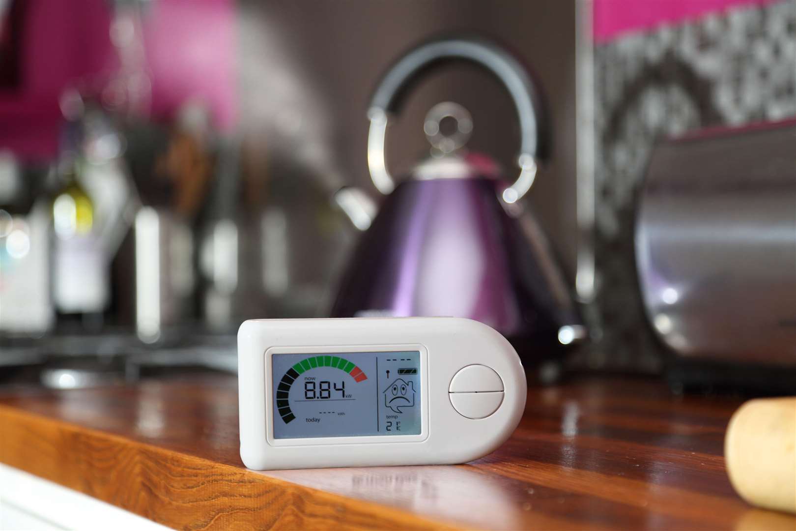 A smart meter can clearly show you in real time how much energy you're using