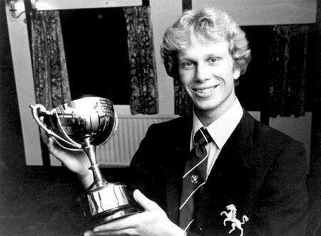 Graham Dilley in 1980 playing for Kent County Cricket Club