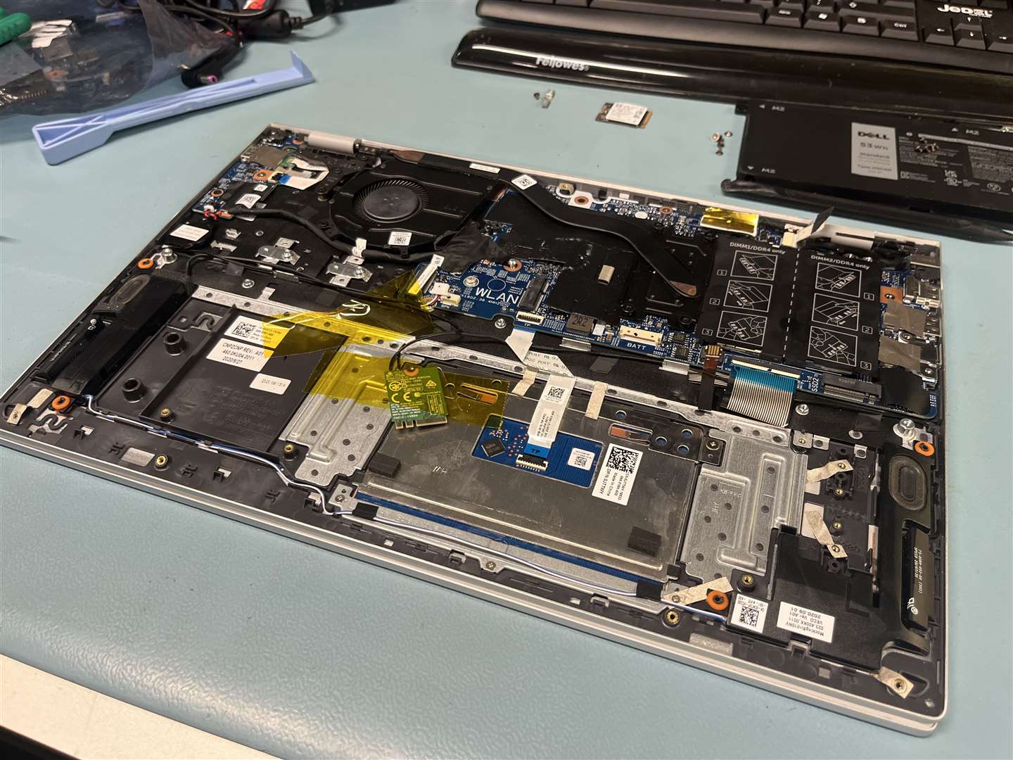 A product being repaired in Currys’ Repair Centre in Newark, Nottinghamshire (Rebecca Speare-Cole/PA)