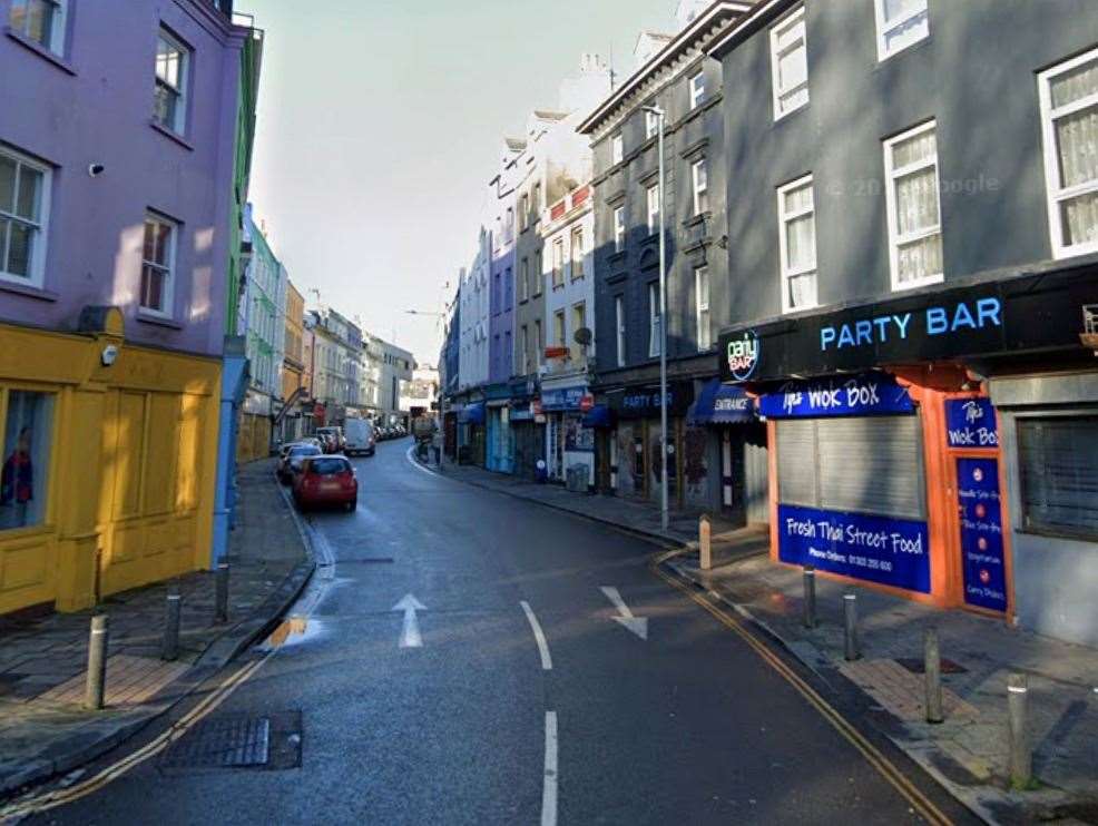 Arrest after man ‘brandished axe and threatened people’ in Folkestone town centre