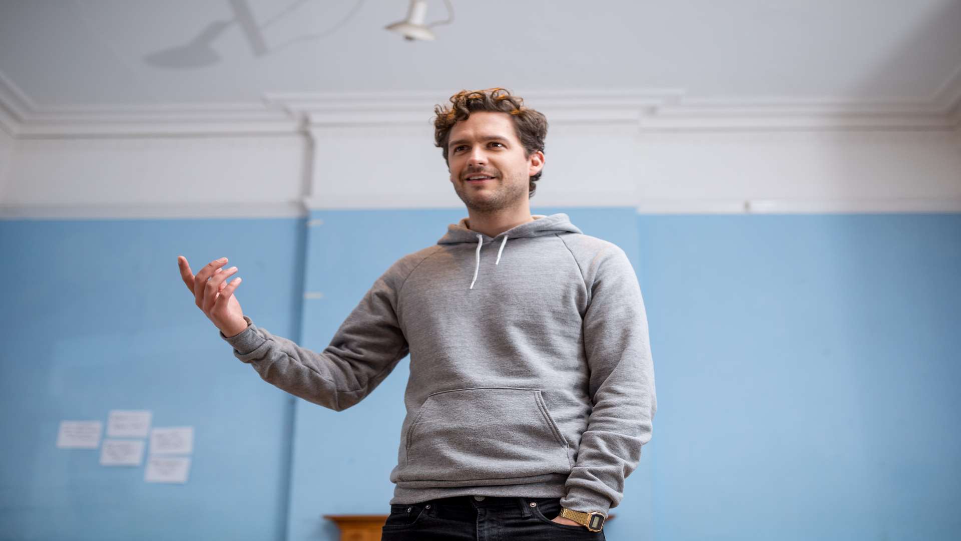 Ben rehearses for the Made at the Marlowe production, Run the Beast Down