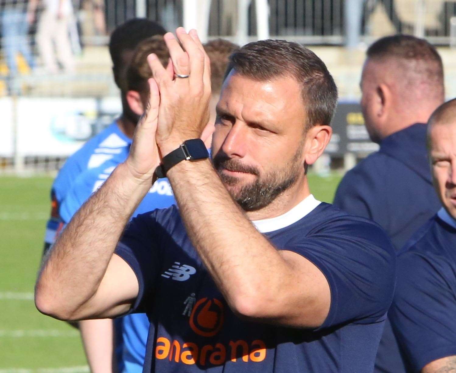 Tonbridge Angels manager Steve McKimm Picture: Dave Couldridge