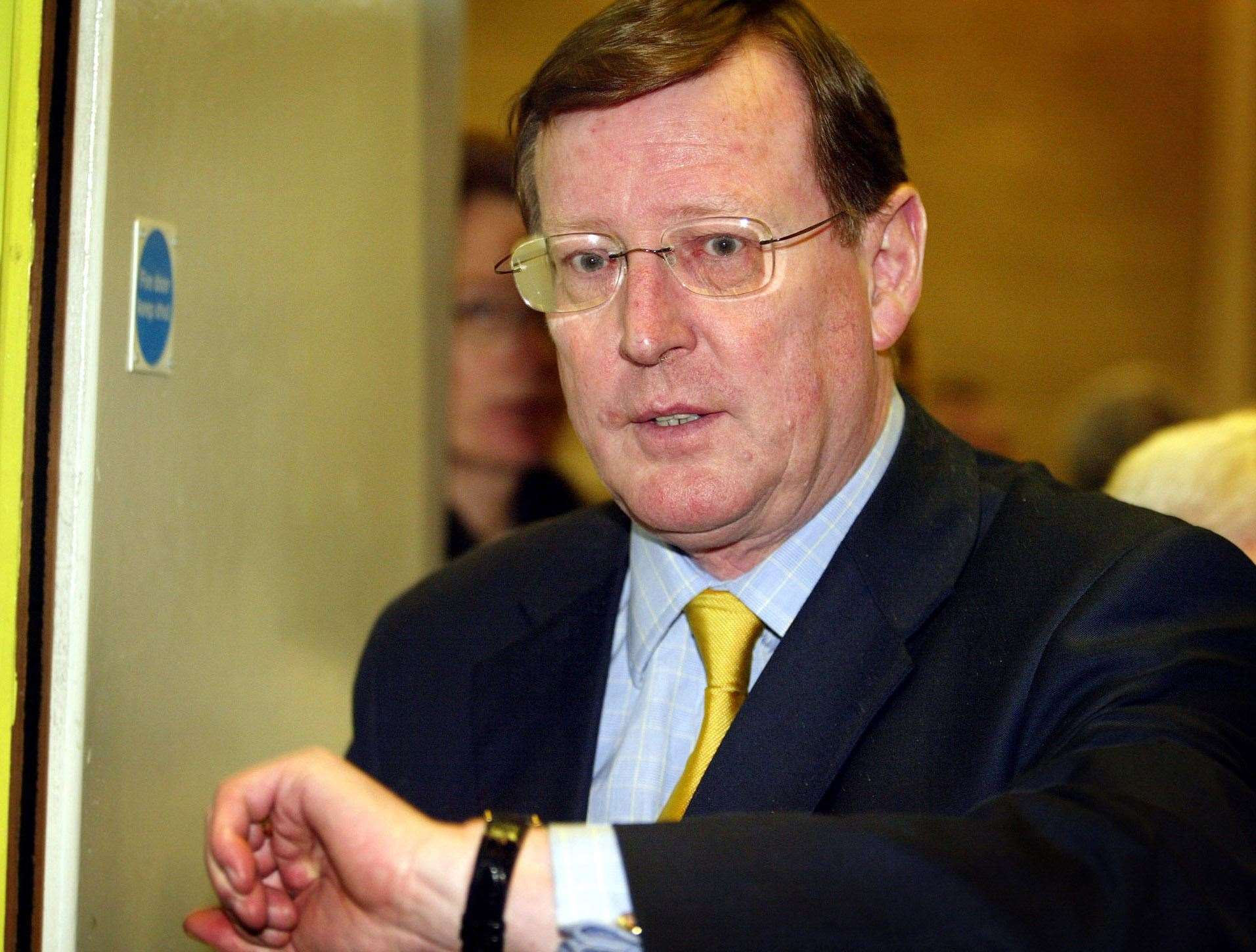 David Trimble was a former leader of the UUP and First Minister of Northern Ireland (Paul Faith/PA)