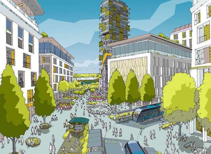 The masterplan for Ebbsfleet Garden City. Picture: Ebbsfleet Development Company