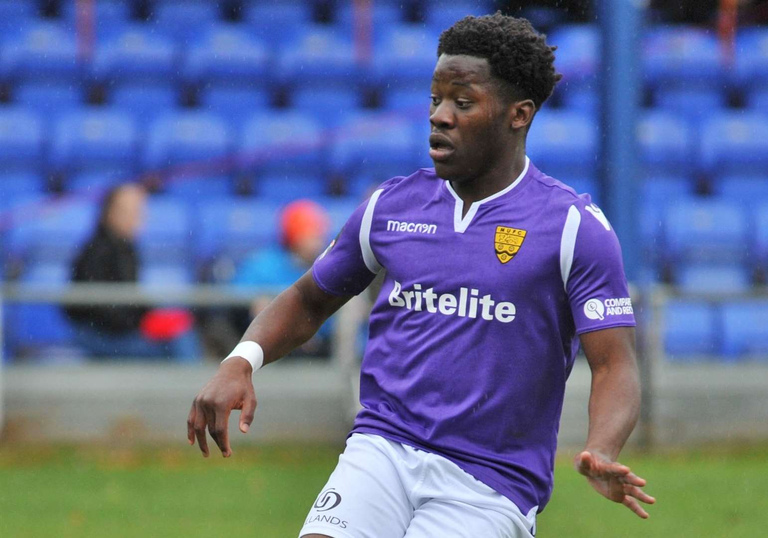 Former Maidstone United striker Norman Wabo has signed for Dartford Picture: Steve Terrell