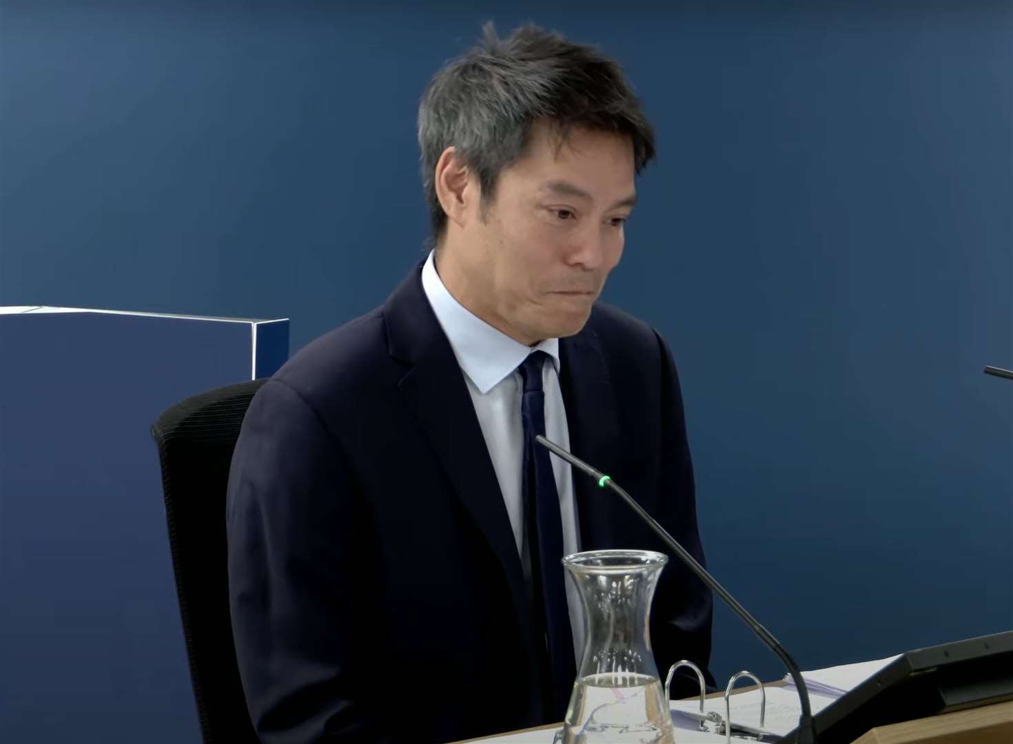 Kevin Fong gave evidence to the inquiry earlier in the day (UK Covid-19 Inquiry/PA)