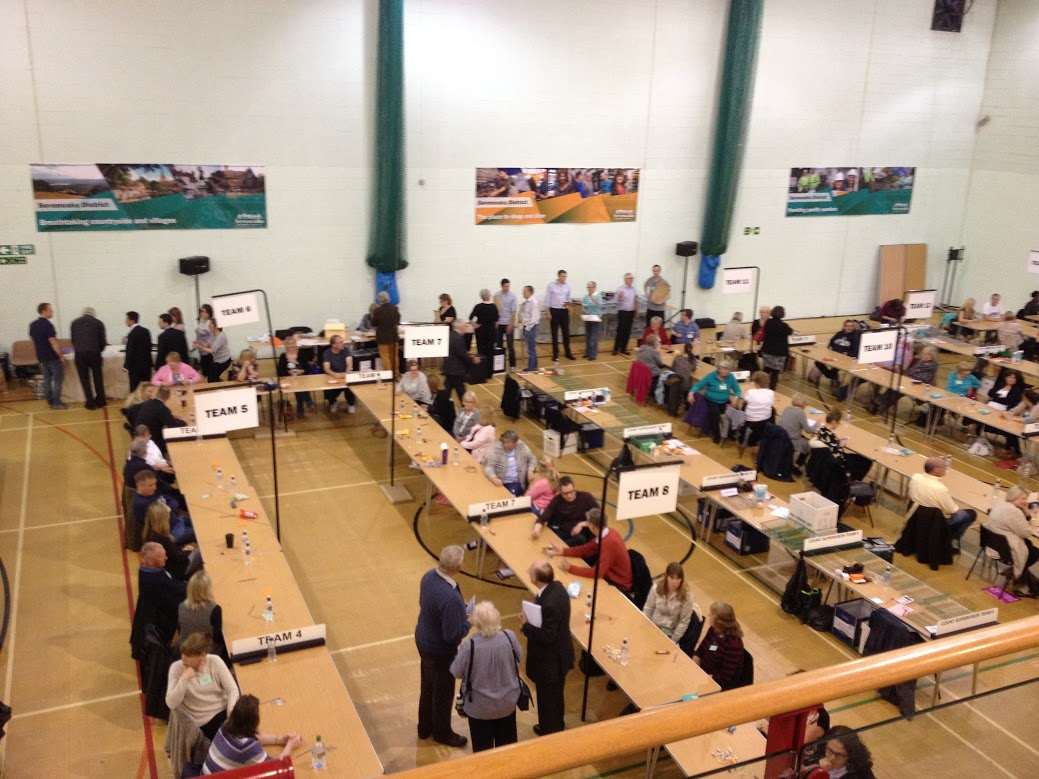 The Sevenoaks count took place at Sevenoaks Leisure Centre