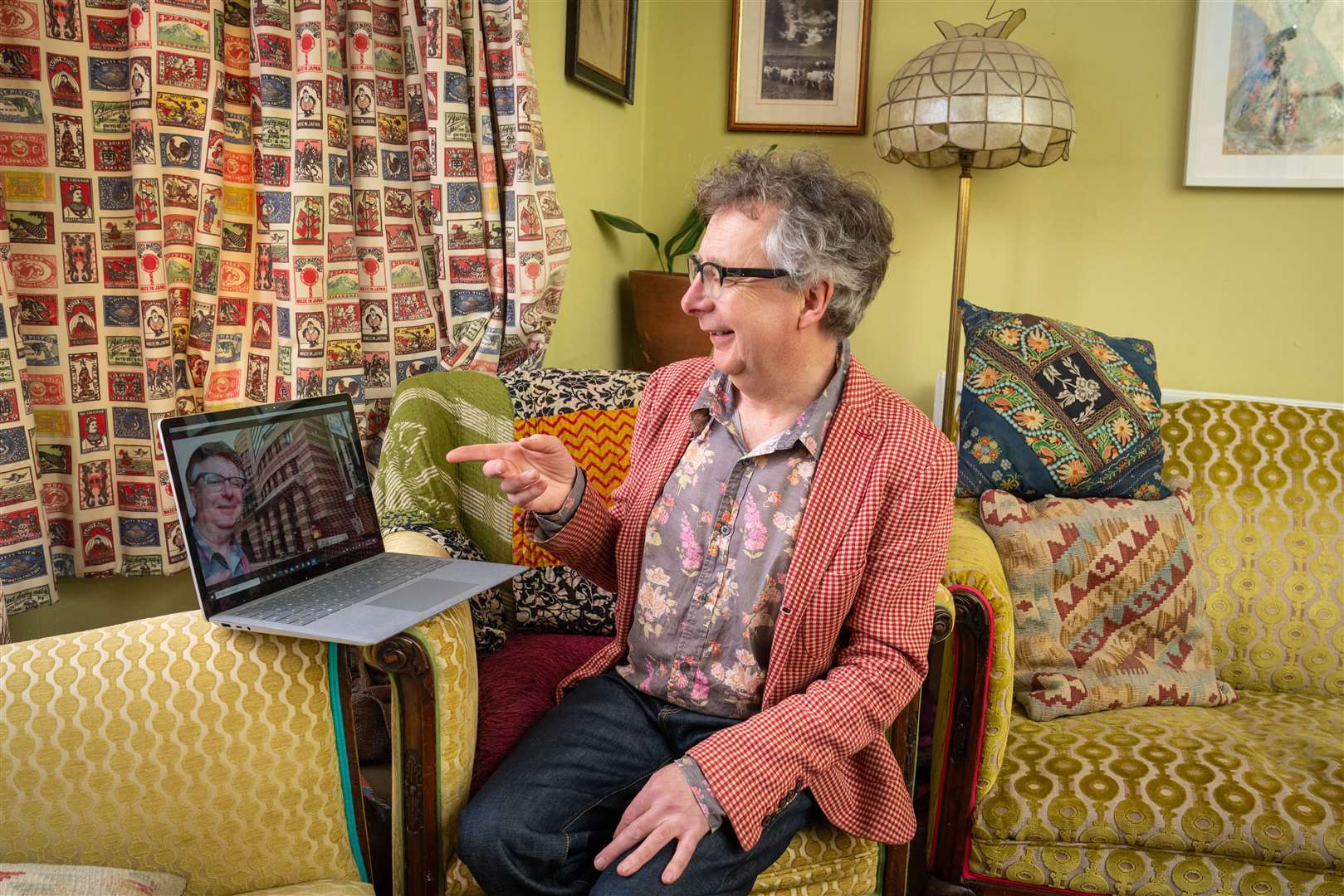 David Harry at his home in Peckham (Dominic Lipinski/PA)