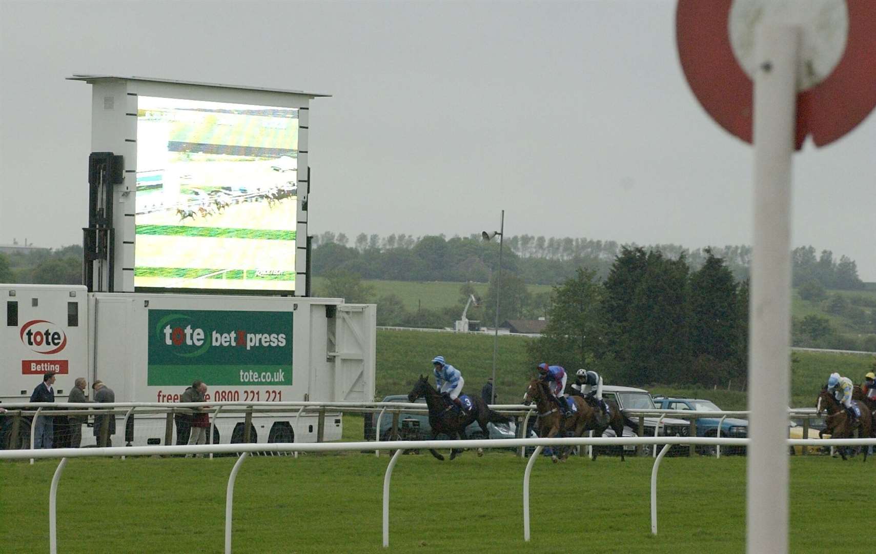 A United Hunts meeting at Folkestone Racecourse in May 2003