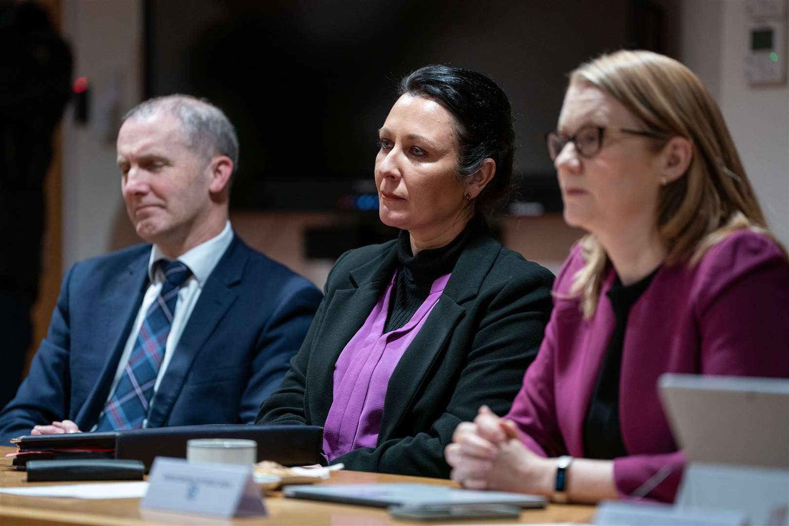 Siobhian Brown (centre) called on XL bully owners to be ready for the changes (Pete Summers/PA)