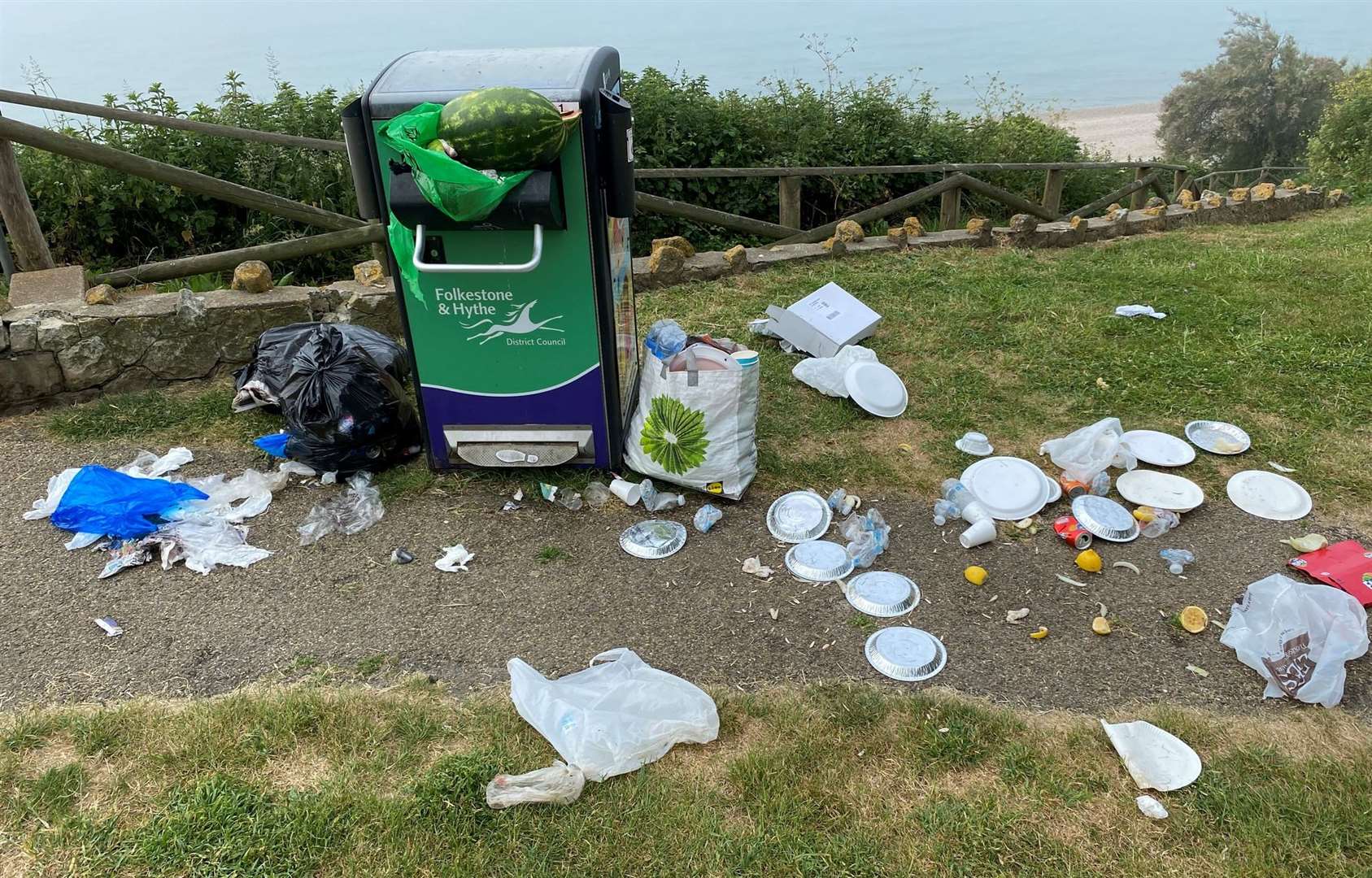 FHDC voted in favour of reducing the number of street litter bins in the district. Picture: Stephen West