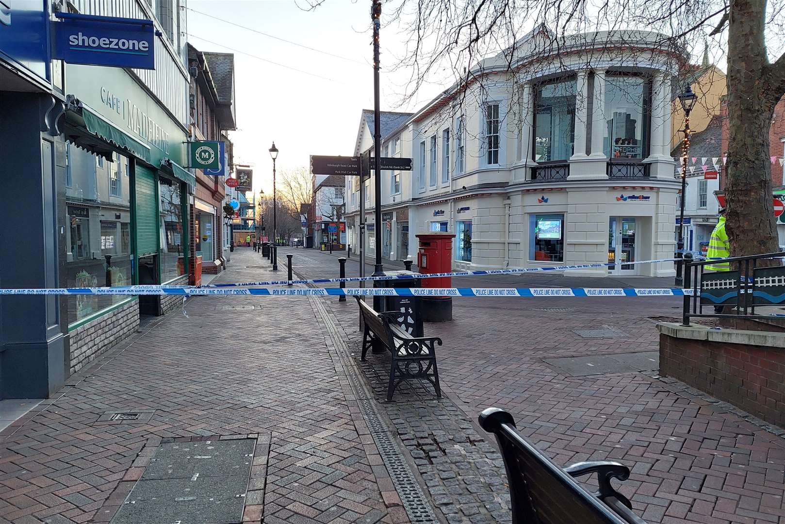 Floral tributes appear after woman s unexplained death in Ashford