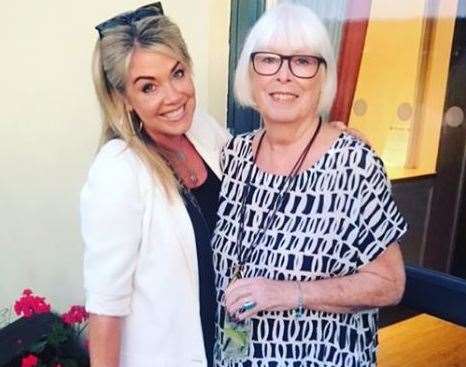 Lucy Alexander and her mum Kay. Picture: Lucy Alexander - Instagram