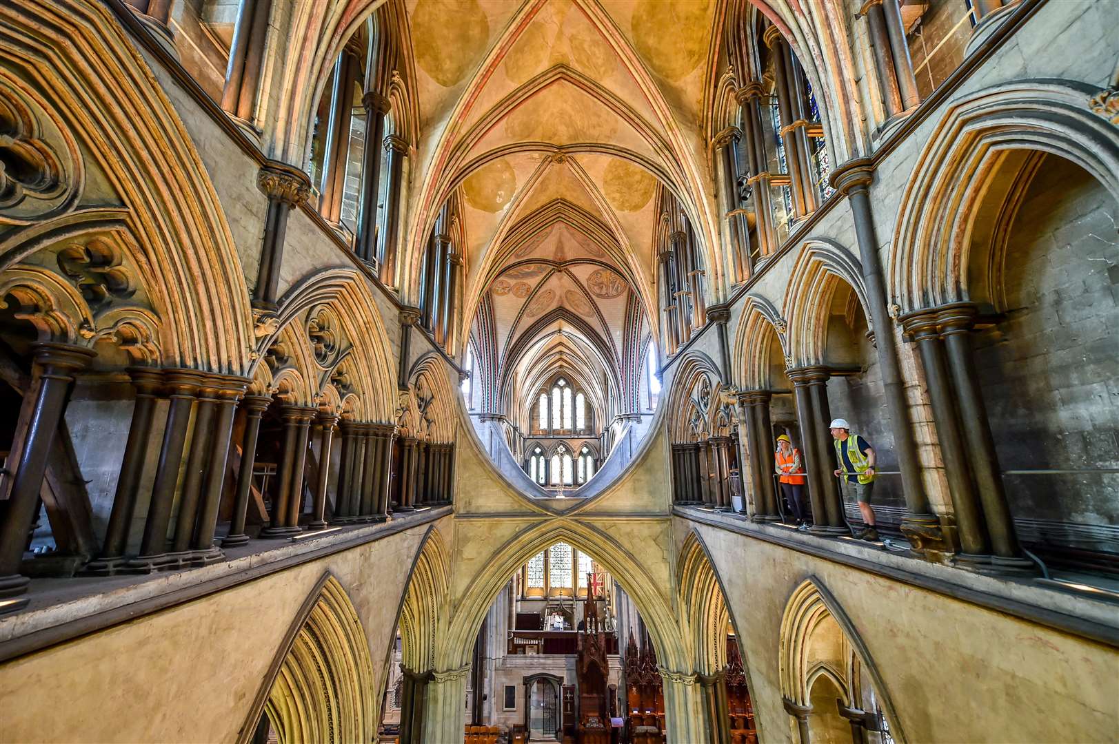 The tour will also show visitors inside the cathedral from a high level (Ben Birchall/PA)