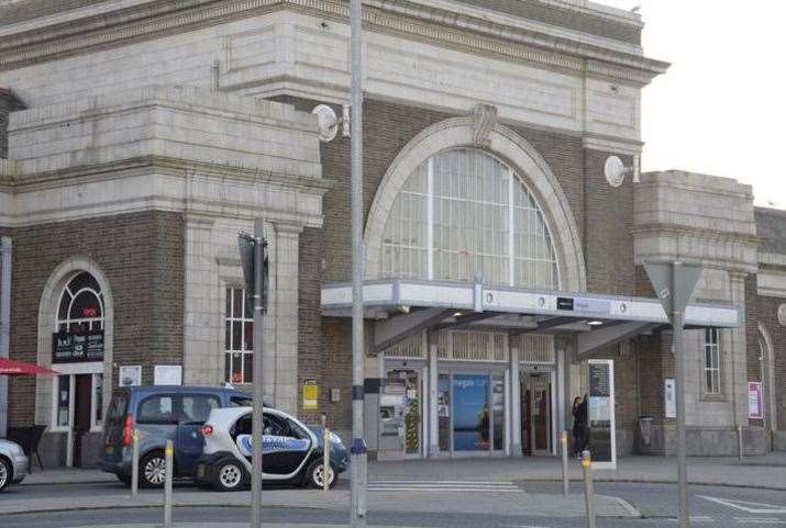 The incident happened near Margate railway station