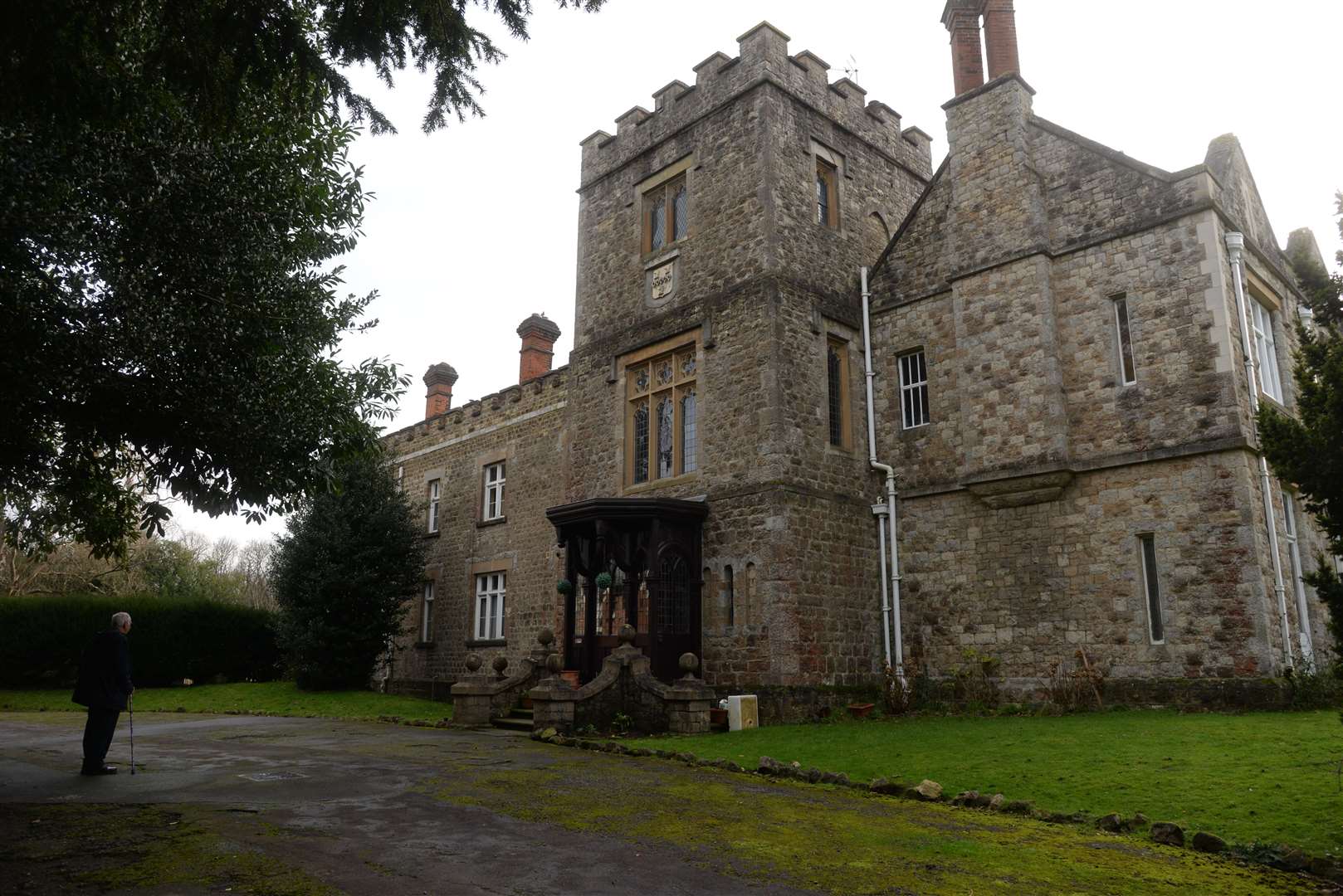 The priest's house that is in need of repair at the St Thomas More RC Church in Lucks Hill, West Malling. Picture: Chris Davey... (25284647)