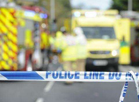 Police accident cordon. Stock picture (2089372)