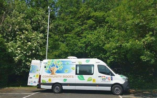 The Dover district’s community van also has CCTV