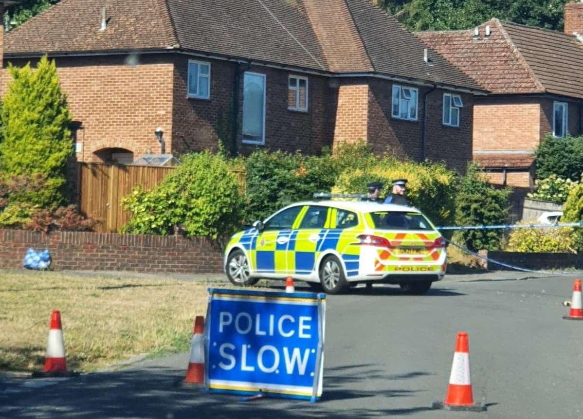 Police cordoned off Betenson Avenue as they carried out their investigations