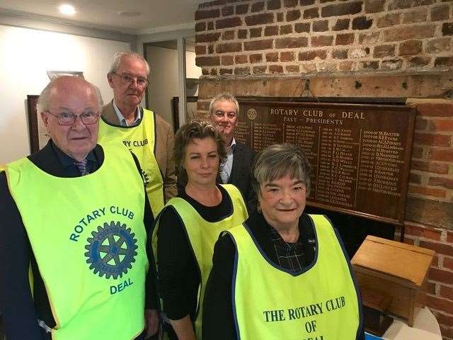 New committee Howard Binsted, John Utting, Libby St Martin, David Lister and Marlene Burnham