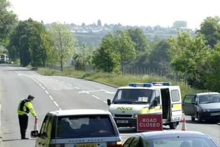 The scene of Wednesday's fatal crash. Picture: JOHN WARDLEY