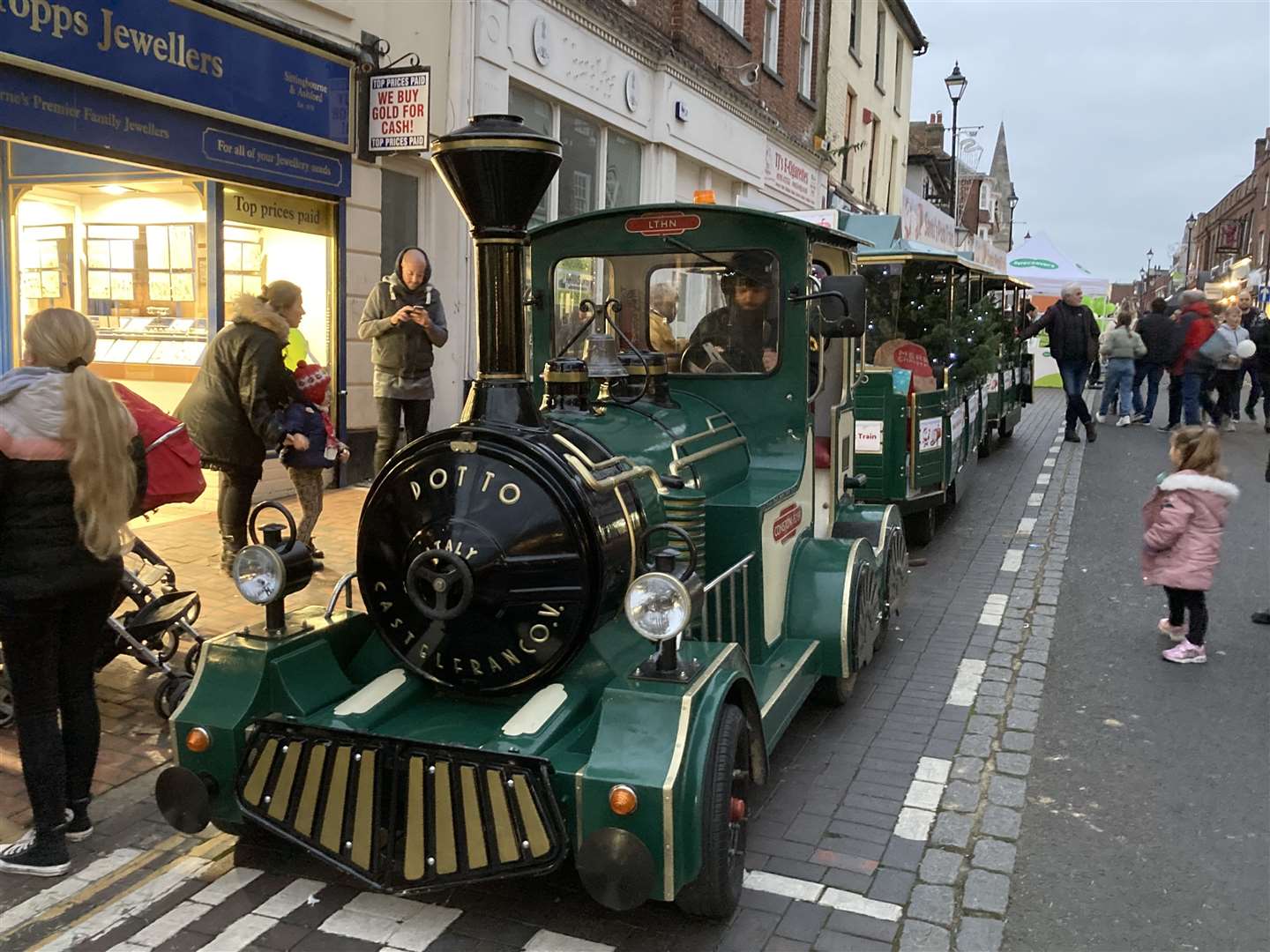 Santa's post train will be at Beachfields, Sheerness, on Saturday