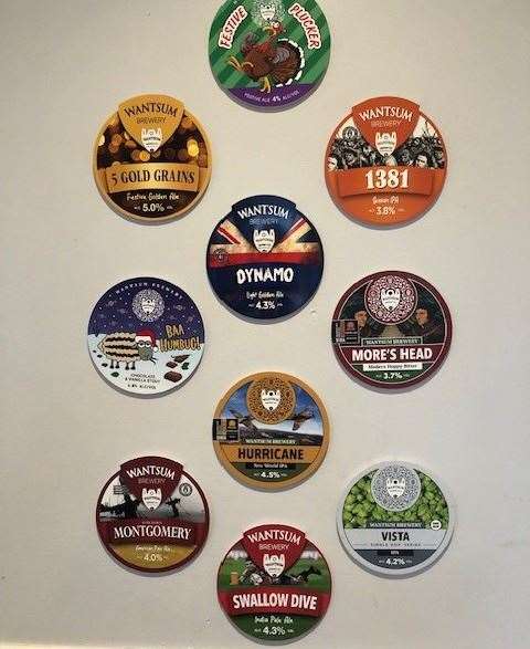 If you want to see a few of beers you might have been able to enjoy on a previous visit just take a look at the wall in the gents