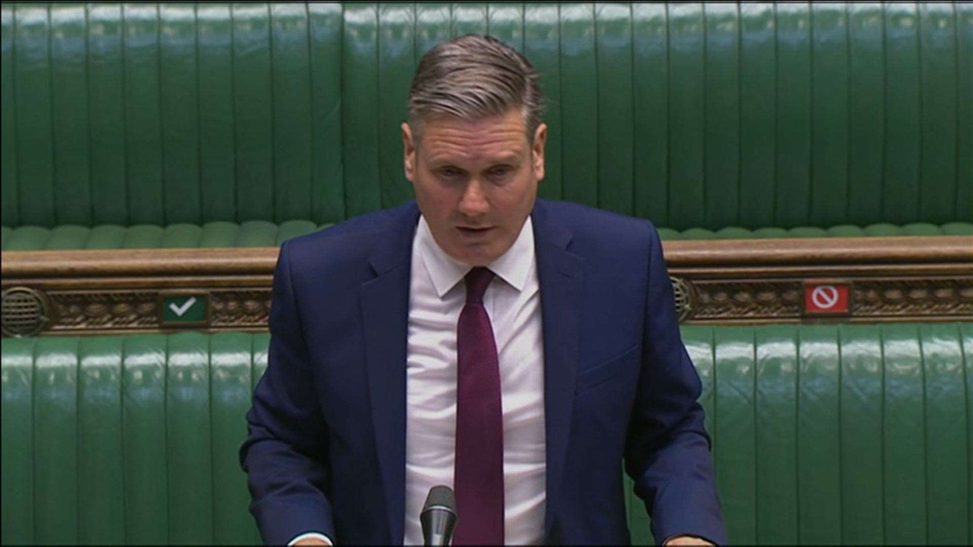 Sir Keir Starmer said the jobs of millions of people were at risk (PA)