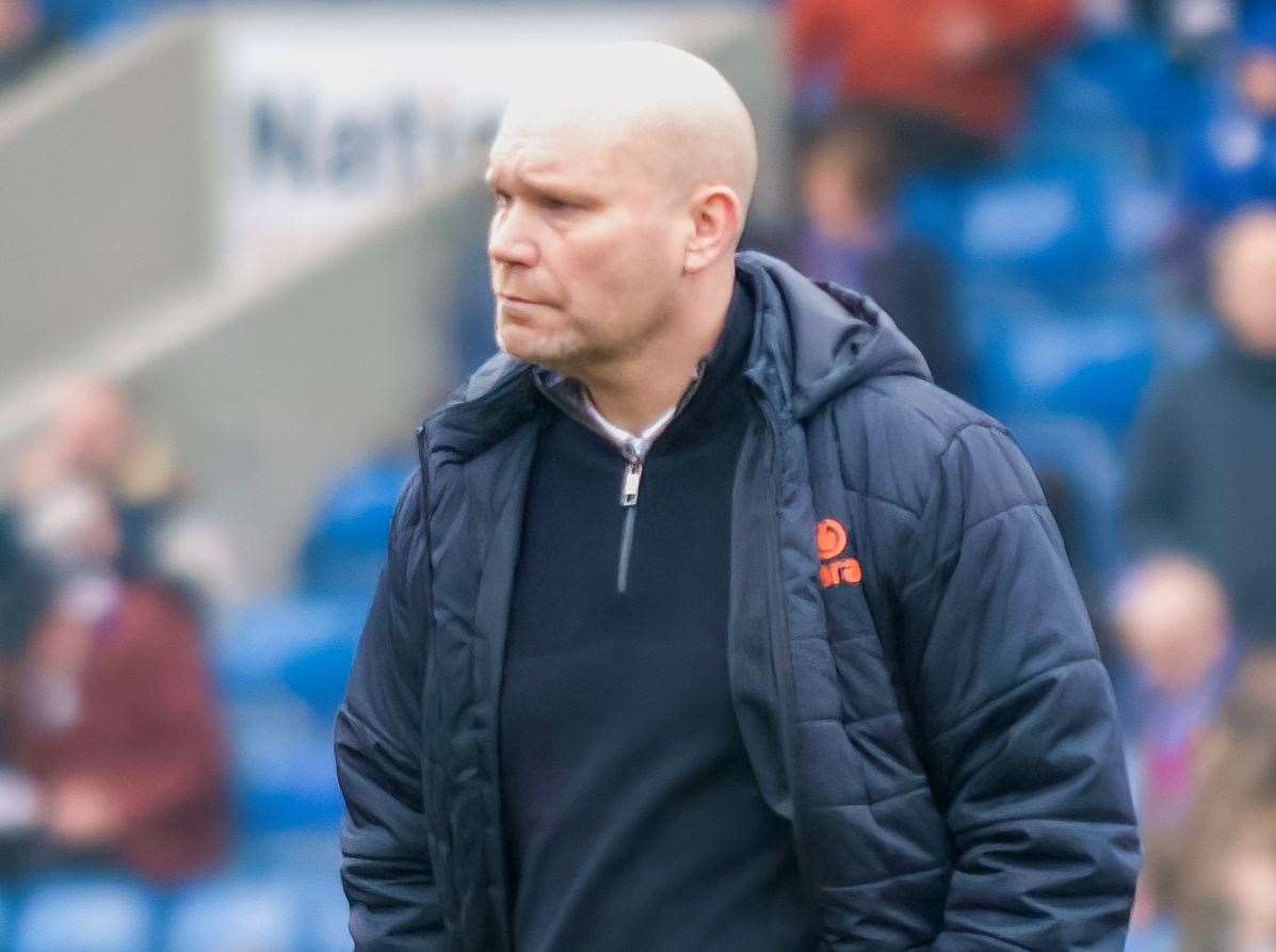 Danny Searle - will be in charge of Ebbsfleet until the end of the season. Picture: Ed Miller/EUFC