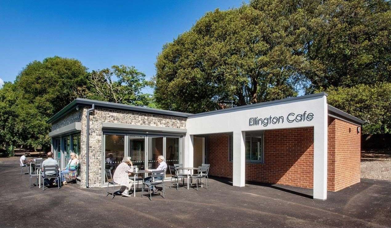 The new café at Ellington Park. Picture: Carlos Dominguez, Thanet Property Photography