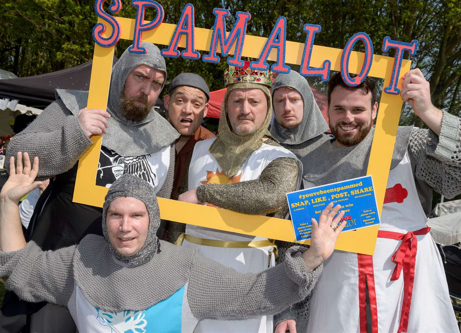 Arthur and his knights at The English Festival at Riverside Country Park – an event which could be consigned to the history books. Picture: Andy Payton.