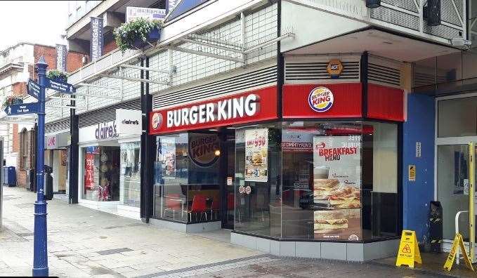 Burger King in Gravesend.