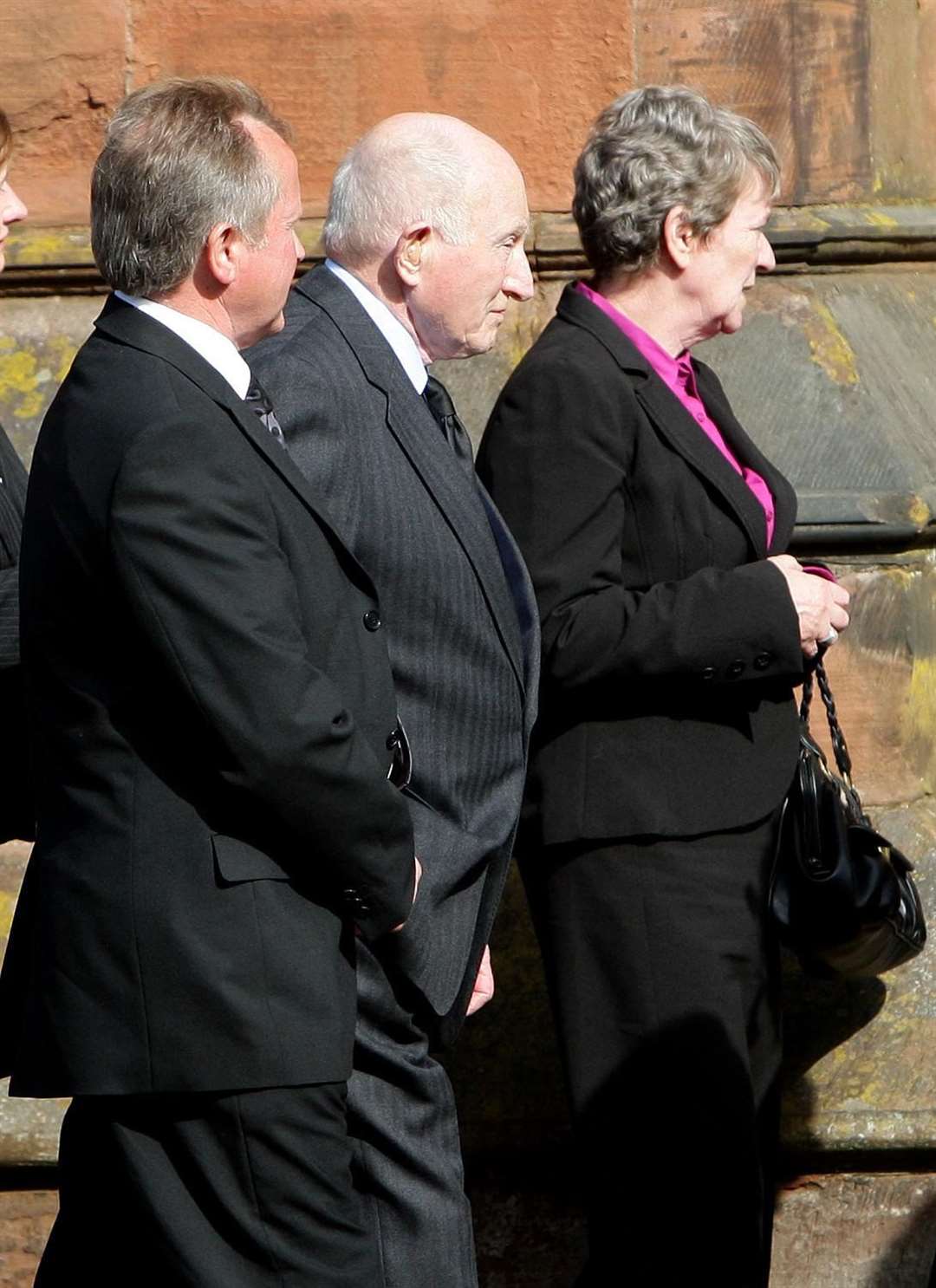 Eddie Stobart, centre, pictured in 2011 (Dave Thompson/PA)