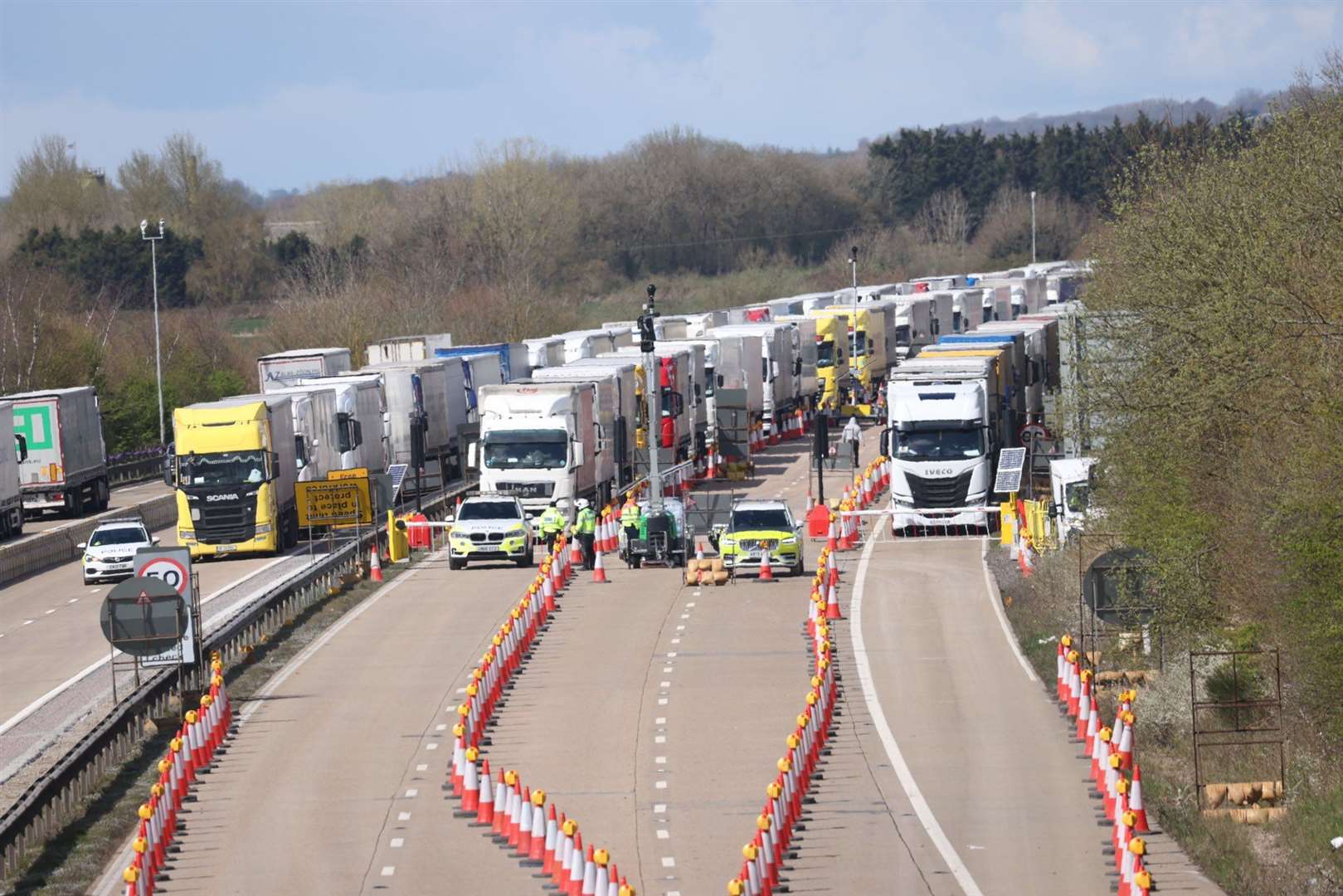 M20 reopen but queues heading into Dover set to last at least two