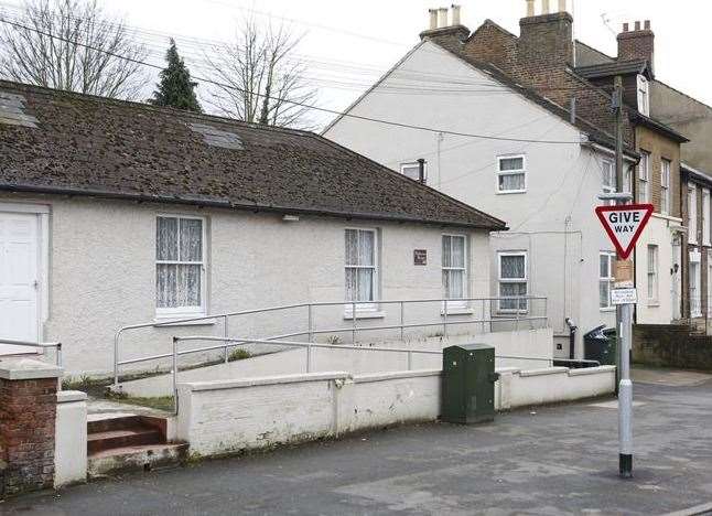 Maidstone Mosque on Mote Road before it was demolished Picture: Martin Apps