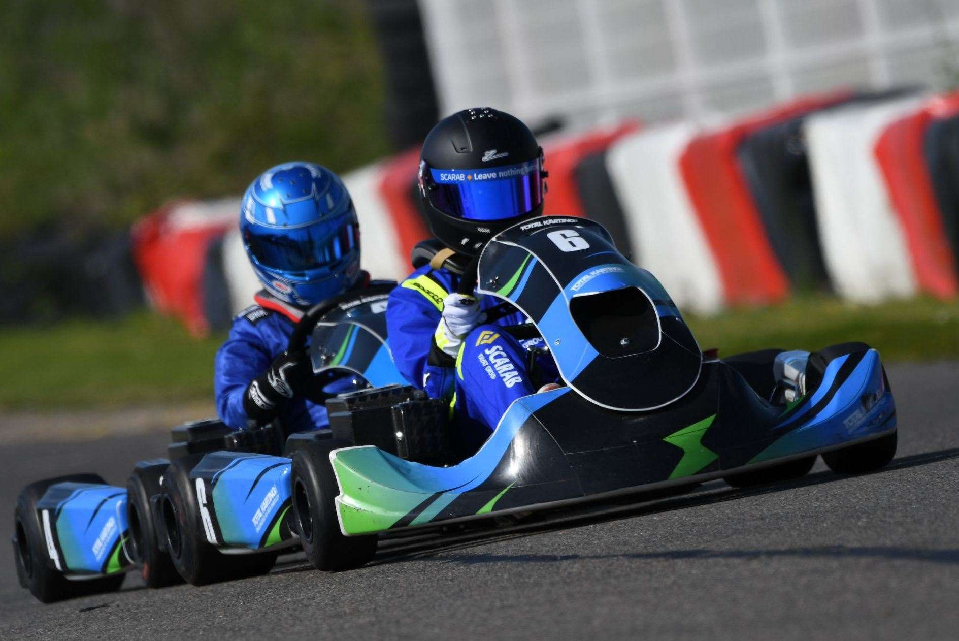 Marden racer William Sparrow leads the way. Picture: Mark Campbell / Car Scene Media