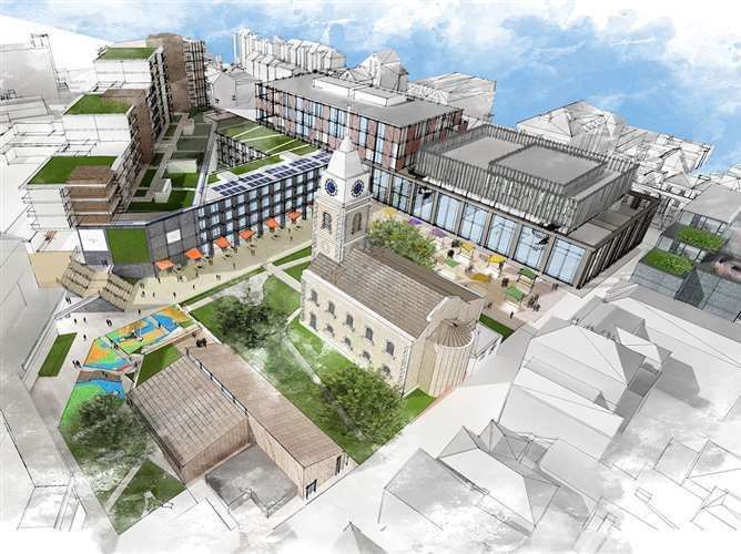 The St George's Square project has no timeline yet. Picture: Gravesham Borough Council