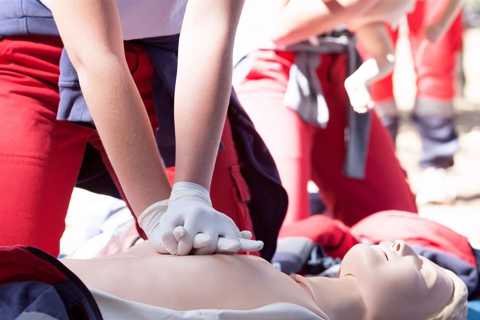 Charlie says CPR should be taught in schools. Stock Image