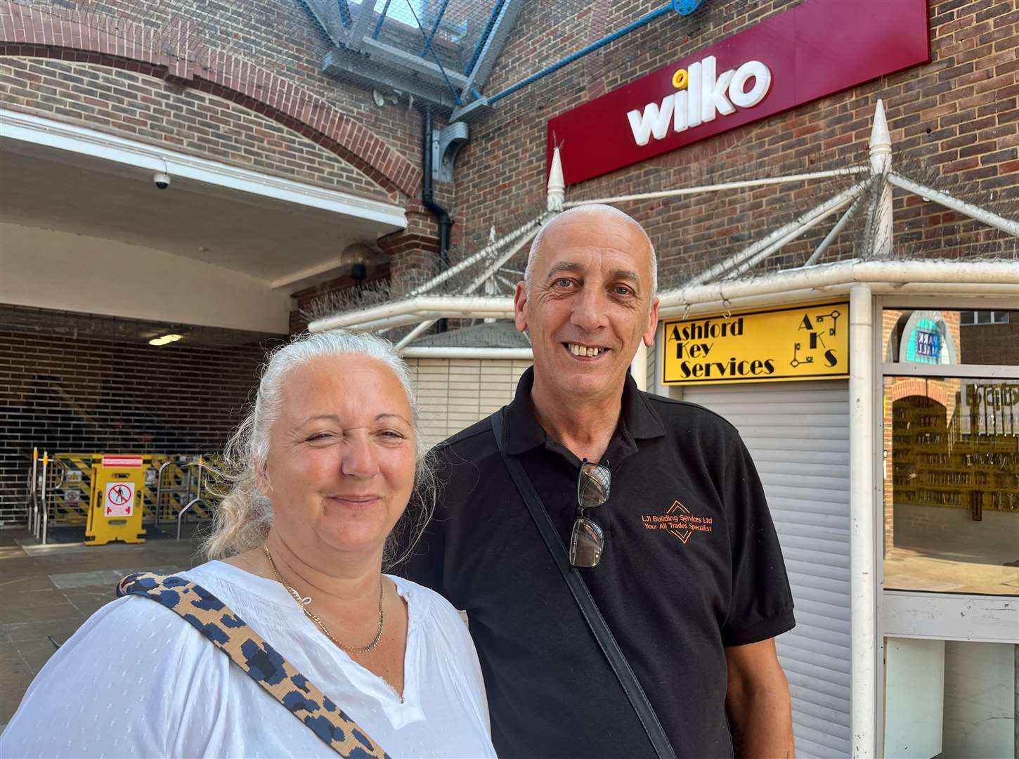 Claire and Dave Drummond say they fear more shops will close in Ashford following the loss of Wilko