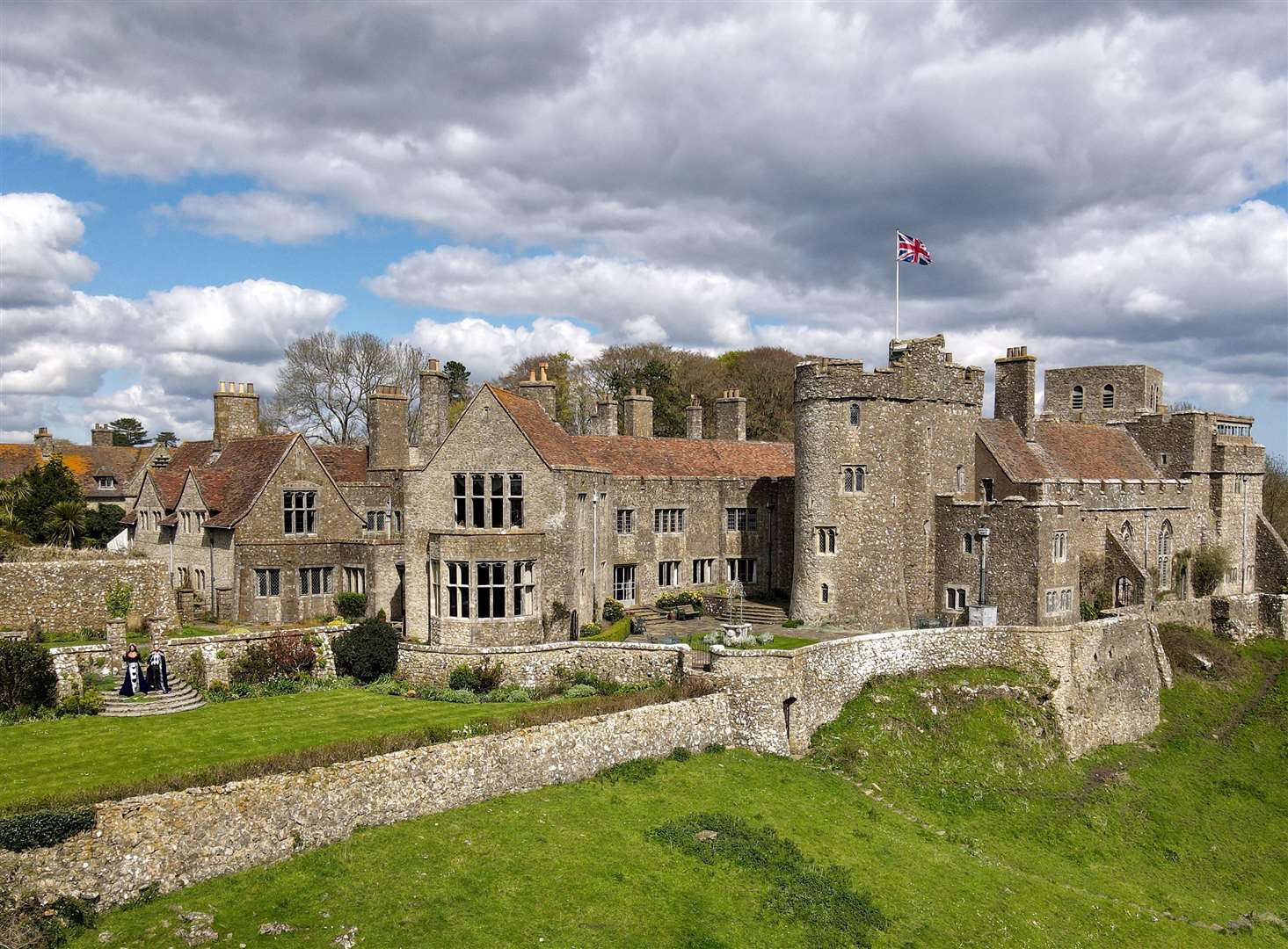 Lympne Castle went on the market originally for £15m... and sold for £5.5m