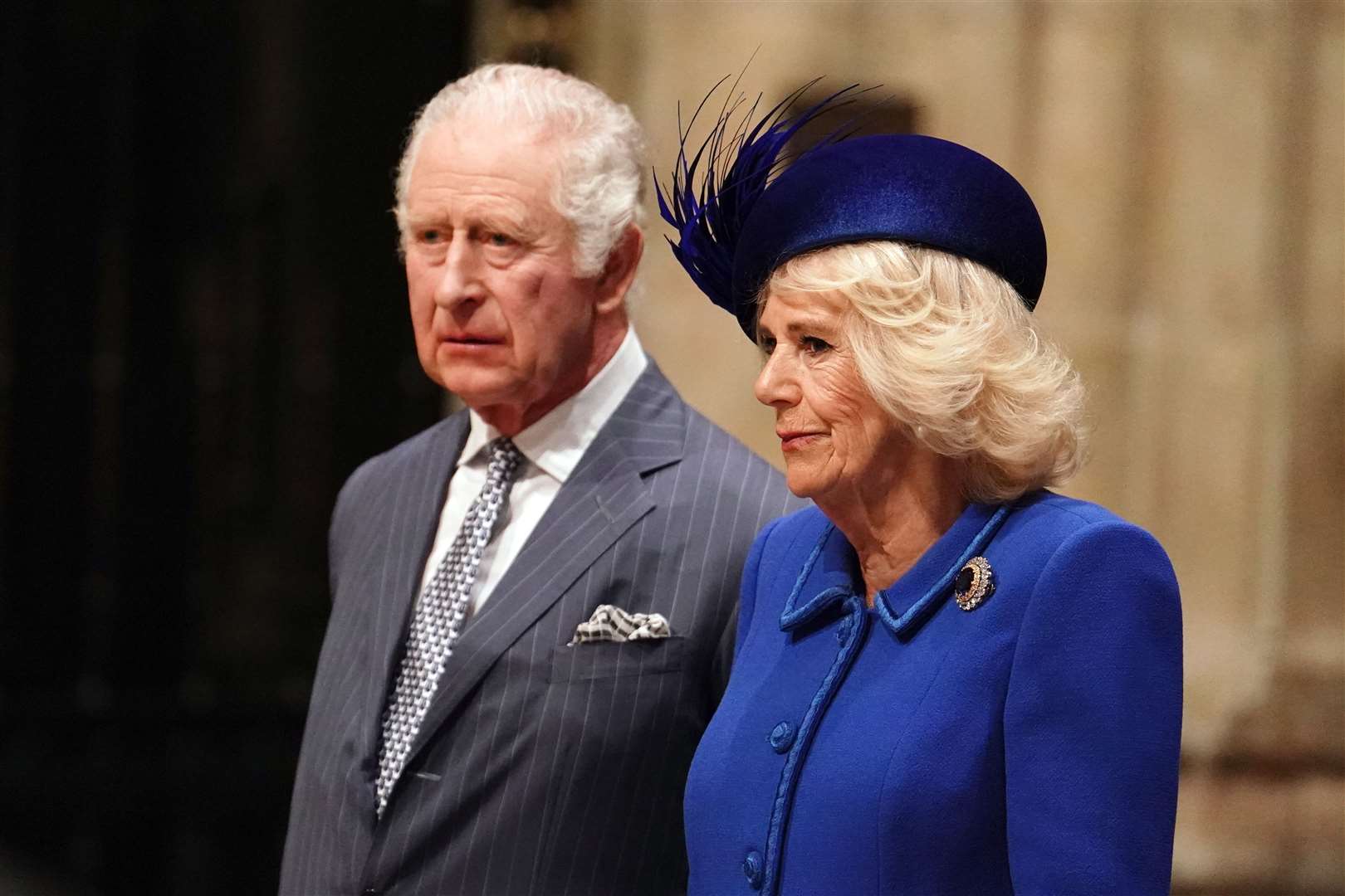 The King and Queen Consort will be crowned on May 6 (Jordan Pettitt/PA)