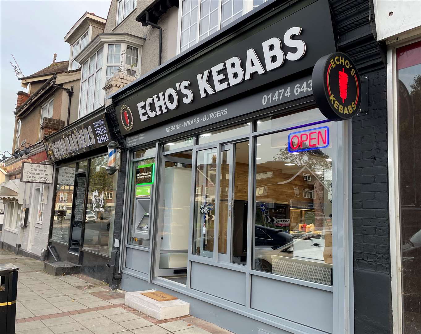 Echo's Kebabs has opened in one of the two units