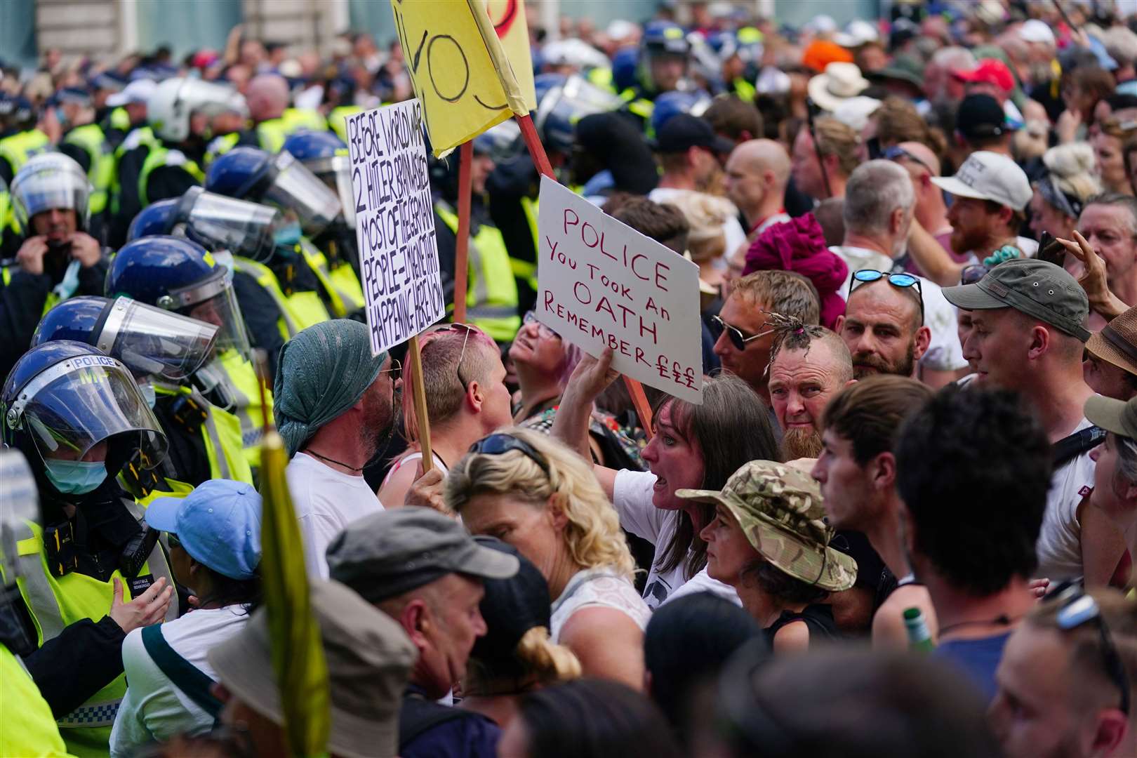 Eleven people were arrested (Victoria Jones/PA)