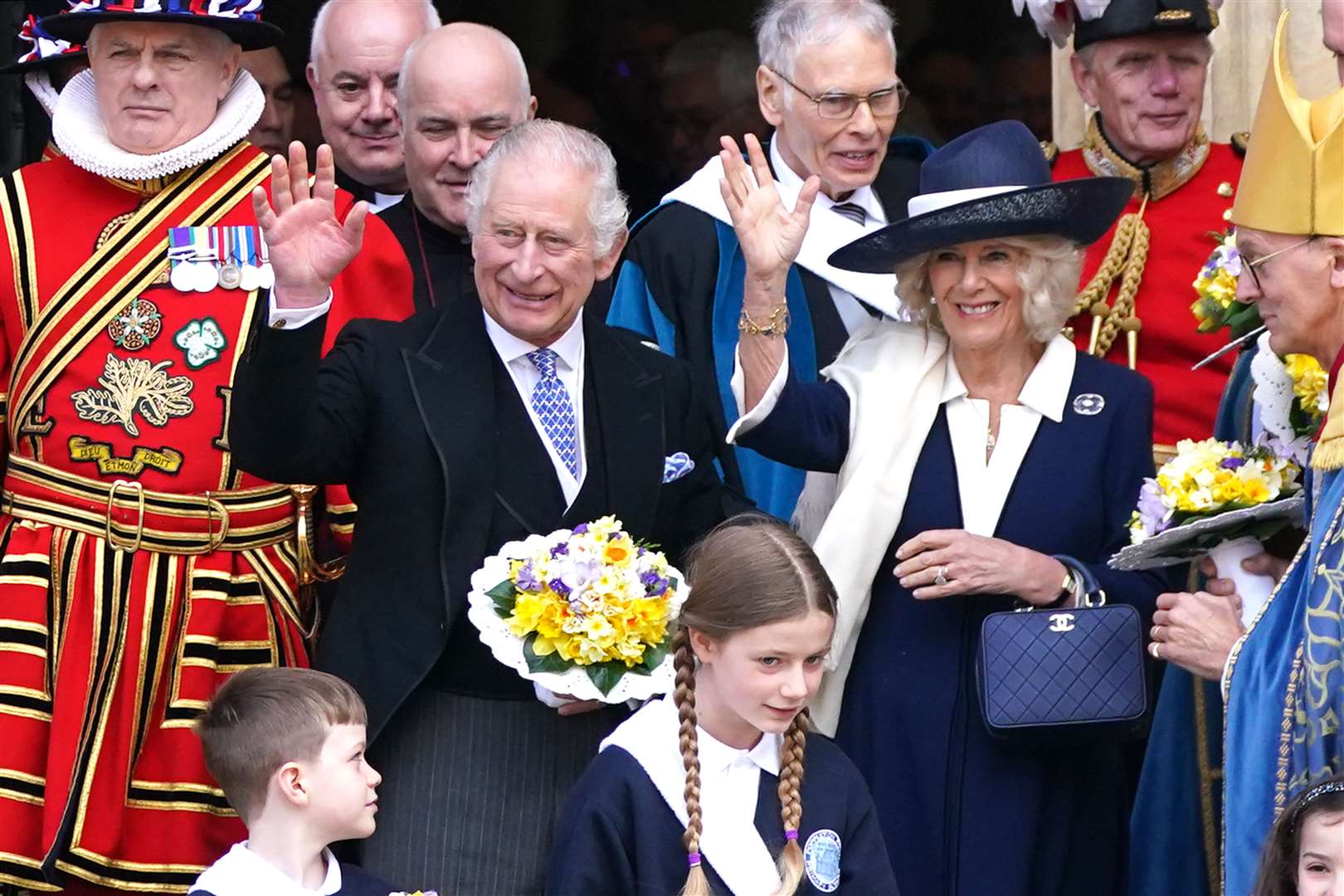 The King and the Queen will be crowned in the historic Abbey (Owen Humphreys/PA)