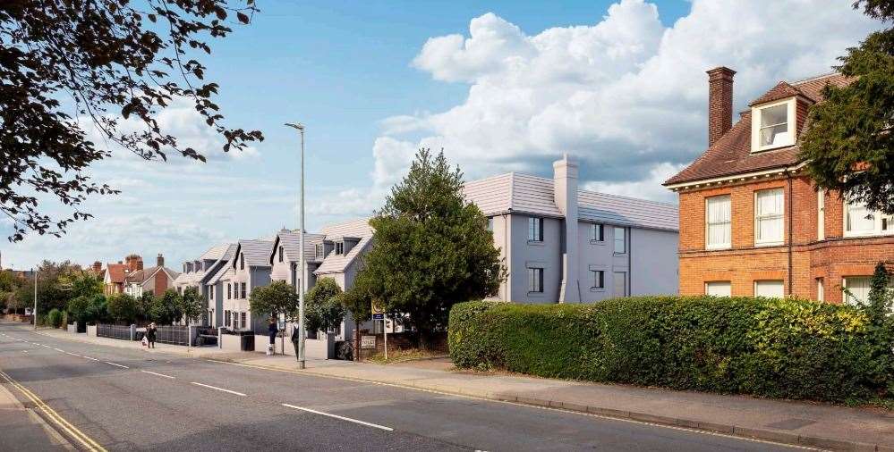 A CGI of the block of retirement flats Picture: McCarthy Stone