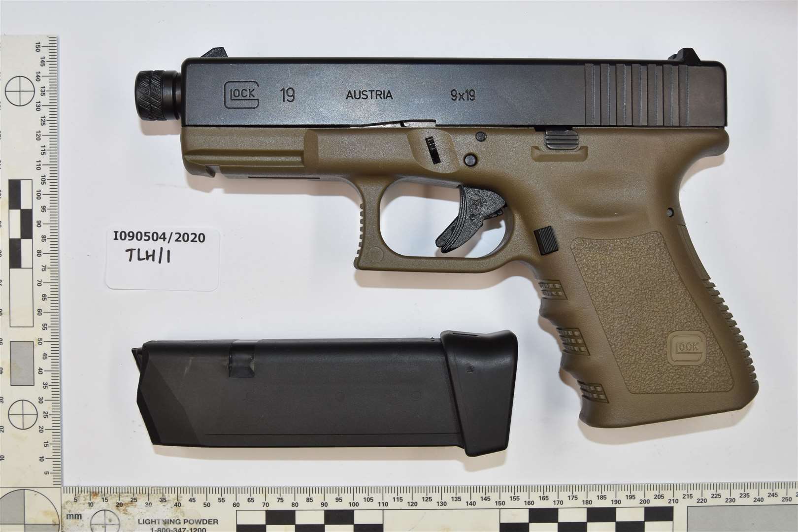 A firearm recovered by the police as part of their operation to crackdown on gun crime. Photo: Met Police