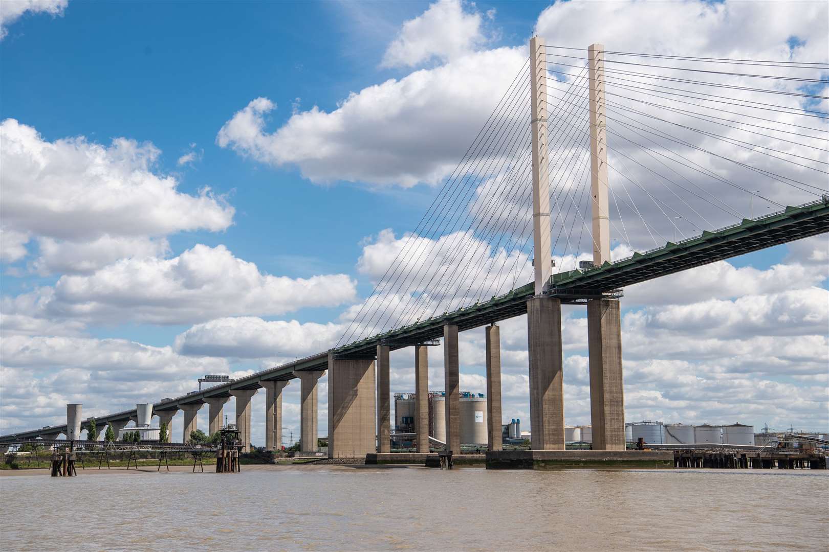 The car fire was by the Dartford bridge Stock photo: Matt Crossick/PA Wire