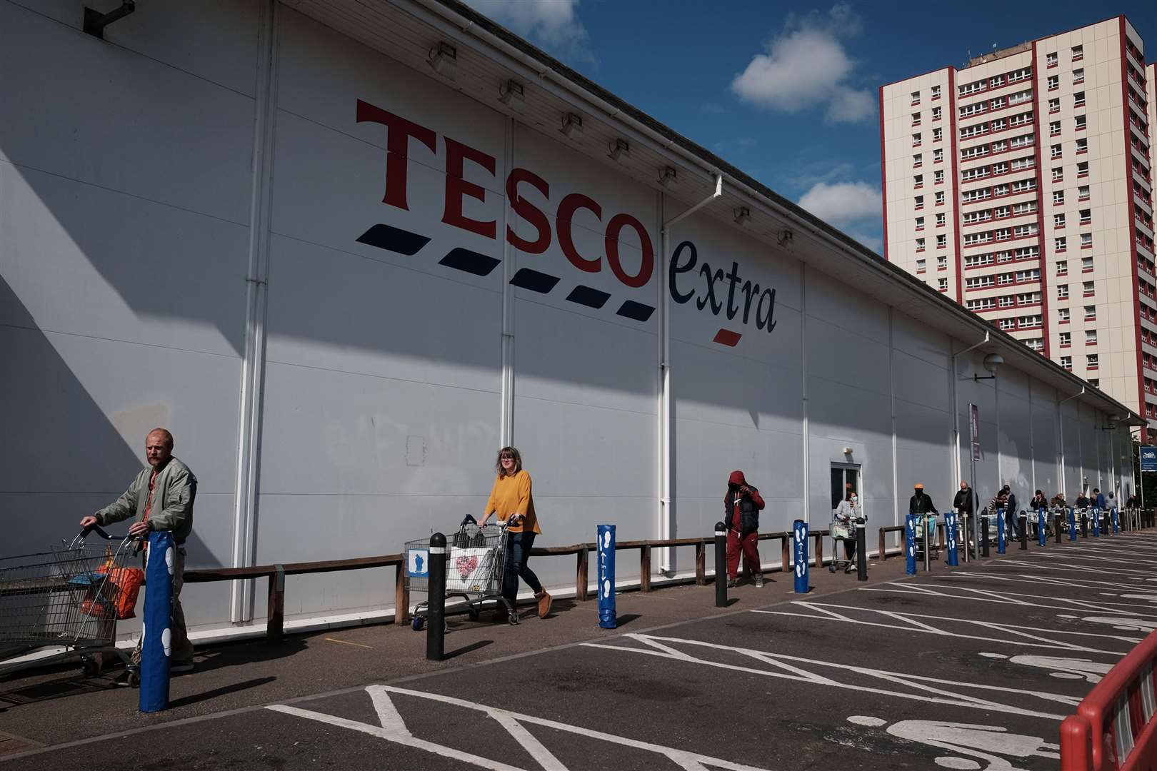 Supermarkets have continued to post higher sales through the coronavirus crisis (Yui Mok/PA)